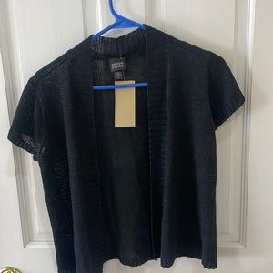 NWT XS Black short sleeve Eileen Fisher sweater